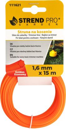 Fir pentru motocoasa Golden Economy HEX 1,6 mm x 15 m