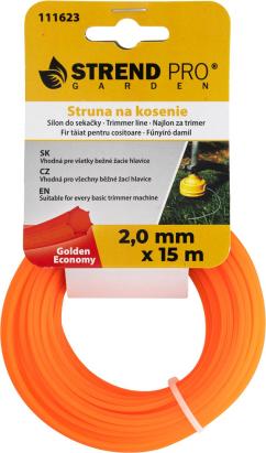 Fir pentru motocoasa hexagonal Golden Economy 2,0 mm x 15 m