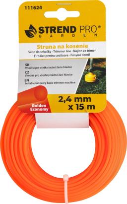 Fir pentru motocoasa rotund Golden Economy 2,4 mm x 15 m