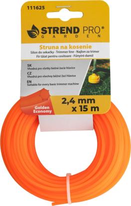 Fir pentru motocoasa HEX Golden Economy 2,4 mm x 15 m