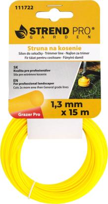 Fir pentru motocoasa Grazer Pro rotund 1,3 mm x 15 m