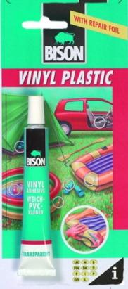 Adeziv Bison Vinyl Plastic pentru PVC moale si vinil, 25 ml