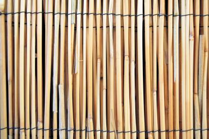 Gard din stuf pentru gradina si terasa, 150 x 500 cm, Bag