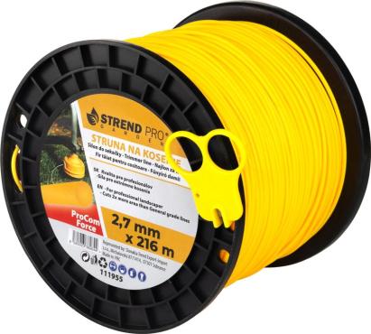 Fir pentru motocoasa ProCom Force 2,7 mm, 216 m, profil rotund