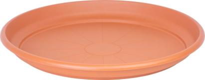 Farfurie rotunda pentru ghiveci Erica, plastic teracota, 65 cm