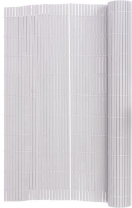 Paravan PVC pentru gard DF13, 100x300 cm, gri, 1300 g/mp, rezistent UV