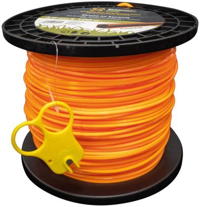 Fir motocoasă ProCom Plus pătrat 2,7 mm, rolă 100 m cu tăietor