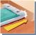 Rezerva mop Leifheit Twist Micro Duo M din microfibra