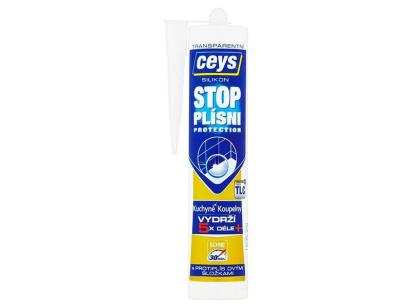 Silicon sanitar Ceys Stop Mucegai transparent, anti-mucegai, 280 ml