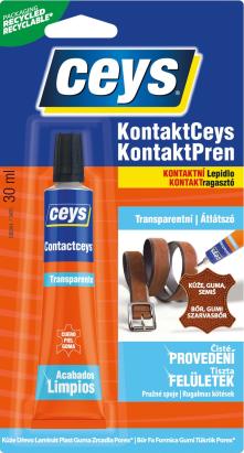 Adeziv contact transparent Ceys Kontaktceys, tub 30 ml