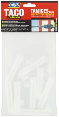 Site pentru ancoră chimică Ceys 13x85 mm, 8 buc pentru suporturi cu goluri