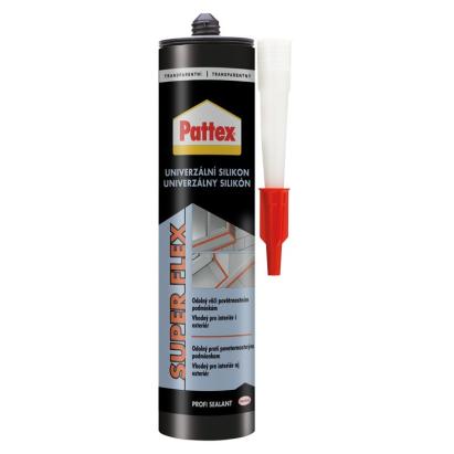 Silicon universal Pattex Super Flex transparent pentru interior/exterior 280 ml