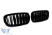 GRILE DUBLE RIBBONATE VOPSITE ÎN NEGRU POTRIVITE PENTRU BMW X5 F15, X6 F16 2013-2018 CU DESCHIDERE PENTRU VIZIUNE NOCTURNĂ Performance AutoTuning