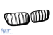 Grile rinichi cu două fante, finisaj negru lucios, potrivite pentru BMW X3 E83 2007-2010 Performance AutoTuning