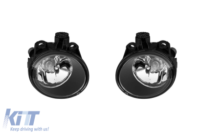 Kit de proiectoare tip M technik potrivit pentru BMW Seria 3 E92, E93 2007-2009, Seria 5 F10, F11 2010-2013 crom, stânga + dreapta Performance AutoTuning