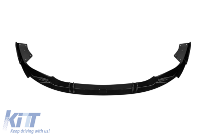 Spoiler tip RS7 potrivit pentru bara frontală RS la Audi A7 Sportback după 2019, lac negru Performance AutoTuning