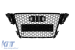 GRILĂ PICTATĂ NEAGRĂ TIP RS5 POTRIVITĂ PENTRU AUDI A5 2007-2011, CU DESCHIDERI PENTRU SENSOARE DE PARCARE Performance AutoTuning