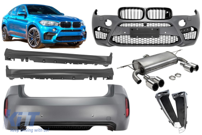 Pachet de tuning potrivit pentru BMW X6 F16 2014-2019 Performance AutoTuning