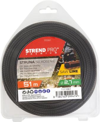 Fir trimmer zimtat Strend Pro Premium SawLine 2,7 mm, 51 m