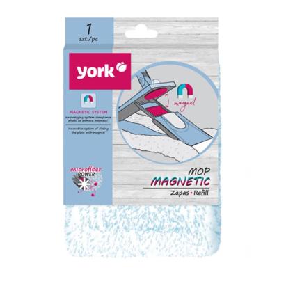 Rezervă mop York Magnetic 081690 din microfibră, cu prindere magnetică