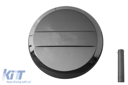 Capac din carbon design B pentru roata de rezervă potrivit pentru Mercedes G-Class W464 2019-2023, nefinisat Performance AutoTuning
