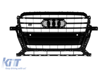 Grilă de lac negru tip SQ5 potrivită pentru Audi Q5 2012-2016 Performance AutoTuning