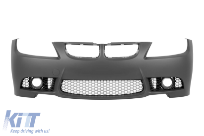 Bara frontală 3M potrivită pentru BMW Seria 3 E90 Sedan, E91 Touring 2005-2008, cu PDC, fără găuri pentru spălarea farurilor Performance AutoTuning