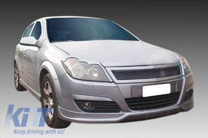 Spoiler Motordrome Design potrivit pentru bara din față a Opel Astra H 5 uși 2004-2009 Performance AutoTuning