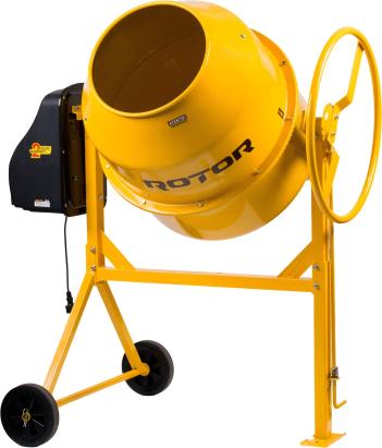 Betonieră Rotor RB230 230L cu motor acoperit, 1200 W și 29,5 rpm