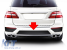Grilă centrală potrivită pentru bara de protecție spate A Design pentru Mercedes ML W166 2011-2015 Performance AutoTuning
