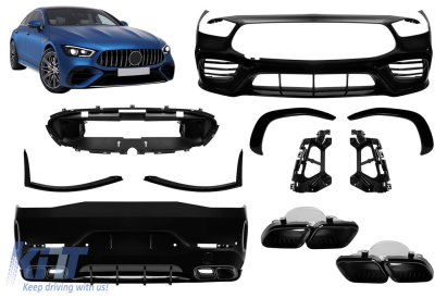 Un pachet de design tip GT63 potrivit pentru Mercedes A Design GT X290 Coupe cu 4 uși după 2019 Performance AutoTuning