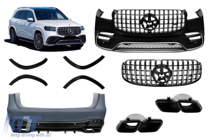Pachet de tuning tip 63 potrivit pentru Mercedes GLS X167 2020-2023 Performance AutoTuning