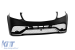 Bara frontală design A tip 63 potrivită pentru Mercedes GLS X166 2015-2019, cu elemente cromate Performance AutoTuning