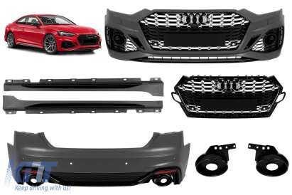 RS Style Body Kit potrivit pentru Audi A5 2020-2023 Performance AutoTuning