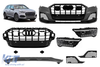 Conversie S-type Tuning potrivită pentru Audi Q7 2016-2019 la Q7 2020-2023 față Performance AutoTuning