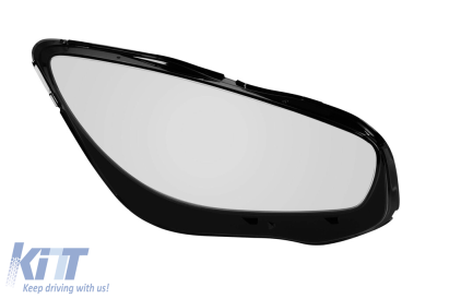 Lentilă far dreapta potrivită pentru Mercedes A Design GT C190 2014-2018 cu detalii negre Performance AutoTuning