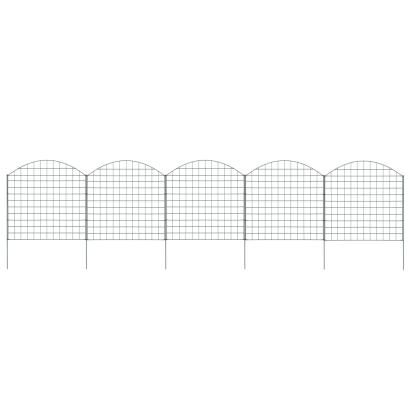 Set gard de grădină arcuit, verde, 77,5 x 78,5 cm GartenMobel Dekor