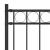 Gard de grădină Assen oțel 1,7x1 m negru GartenMobel Dekor