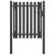Poartă de gard de grădină, oțel, 100x100 cm, antracit GartenMobel Dekor