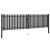 Poartă de gard de grădină, oțel, 400x75 cm, antracit GartenMobel Dekor