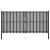 Poartă de grădină din oțel, 400x175 cm, antracit GartenMobel Dekor