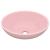 Chiuvetă de lux, roz mat, 40 x 33 cm, ceramică, formă ovală GartenMobel Dekor
