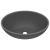 Chiuvetă de lux, gri închis mat, 40x33cm, ceramică, formă ovală GartenMobel Dekor