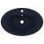 Chiuvetă lux preaplin albastru mat 58,5x39 cm ceramică oval GartenMobel Dekor