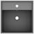 Chiuvetă lux cu preaplin gri închis mat 41x41cm ceramică pătrat GartenMobel Dekor