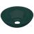 Chiuvetă de baie, verde închis, ceramică, rotund GartenMobel Dekor