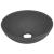Chiuvetă de baie, gri închis, ceramică, rotund GartenMobel Dekor