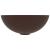 Chiuvetă de baie, maro închis, ceramică, rotund GartenMobel Dekor