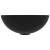 Chiuvetă pentru baie, negru mat, ceramică, rotund GartenMobel Dekor
