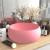 Chiuvetă de baie lux roz mat 40x15 cm ceramică rotund GartenMobel Dekor